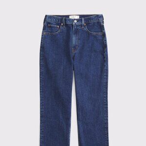 Abercrombie Ultra High Rise Ankle Straight Jean